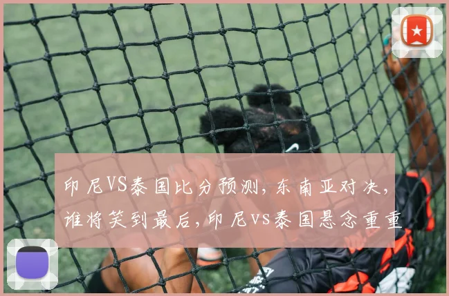 印尼VS泰国比分预测,东南亚对决,谁将笑到最后,印尼vs泰国悬念重重,一触即发。